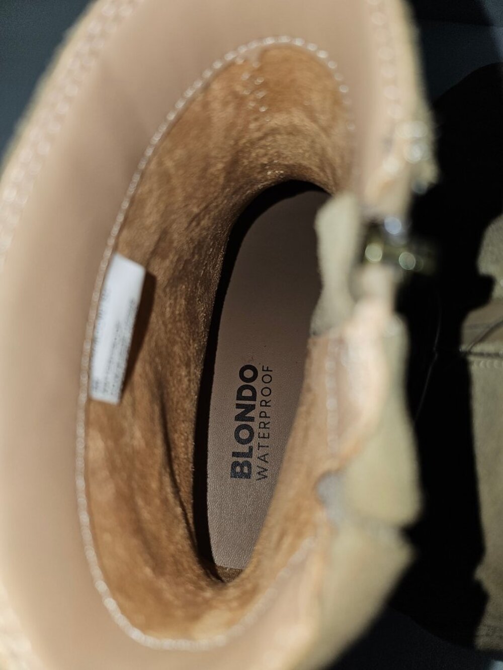 Blondo Moona Waterproof Ankle Boot Womens 9 Brown Suede Platform Comfort NEW - Picture 11 of 15